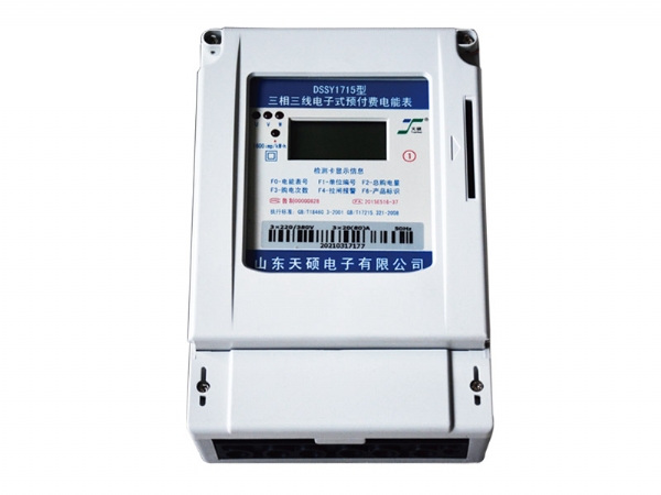 DSSY1715型三相三線電子式預付費電能表（農(nóng)灌型電能表)